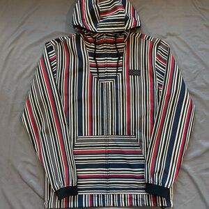 The North Face Striped Hoodie Light Weight Jacket (LIKE NEW)